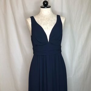 Lulu’s Navy Blue Long Dress